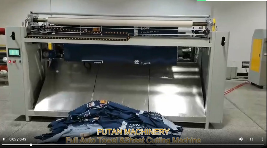 PLC Ultrasonic Towel Sheet Cutting Machine